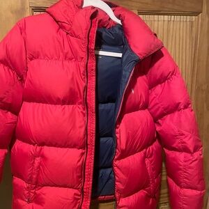 Vibrant Red Puffer Jacket